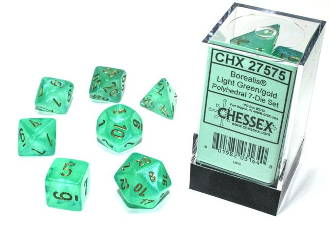 CHX27575 BOREALIS 7-DIE SET LIGHT GREEN/GOLD LUMINARY image 0